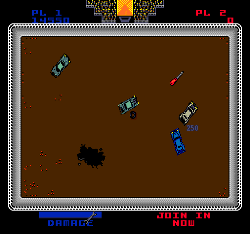 Snapshot of Demolition Derby (MCR-3 Mono Board Version)