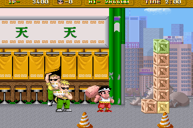 Snapshot of Daiku no Gensan (Japan, M72 hardware)