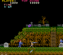 Snapshot of Ghosts'n Goblins (World set 1) 