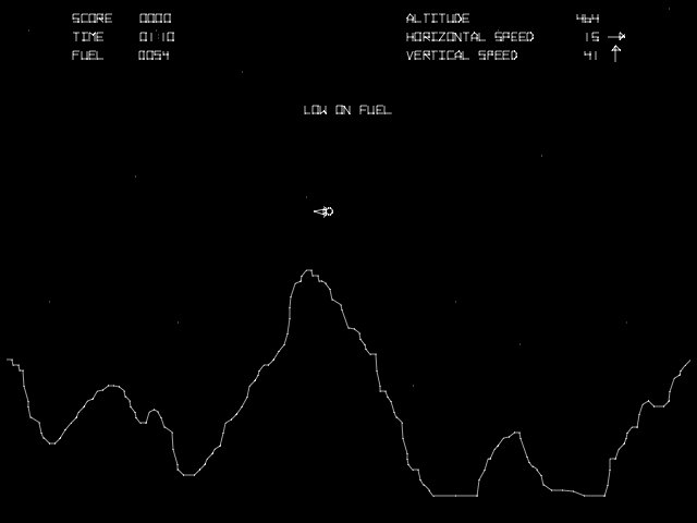 Snapshot of Lunar Lander