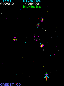 Snapshot of Moon Cresta (Galaxian Hardware) [bl]