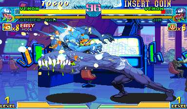Snapshot of Marvel Vs. Capcom Clash of Super Heroes (Europe 980123)