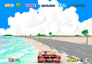 Snapshot of Out Run (sitdown-upright, Rev B)