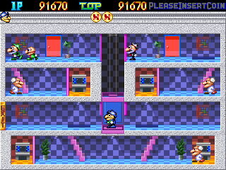 Snapshot of Pipi & Bibis - Whoopee!! (Z80 sound cpu, set 1)