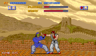 Snapshot of Street Fighter (US, set 1)
