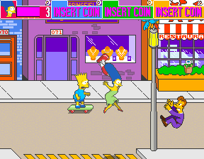 Snapshot of The Simpsons (4 Players World, set 1)
