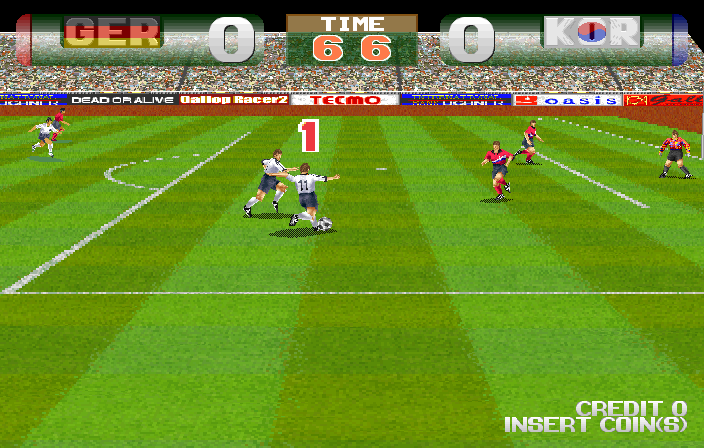 Snapshot of Techno World Soccer '98 (JUET 980410 V1.000)