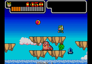 Snapshot of Wonder Boy III - Monster Lair (set 6, World, System 16B) (8751 317-0098)